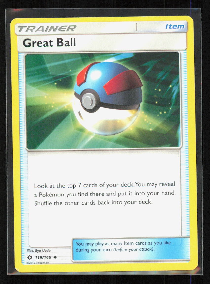 Great Ball SM Base Set 119/149 Uncommon 2017 Item Ryo Ueda MP