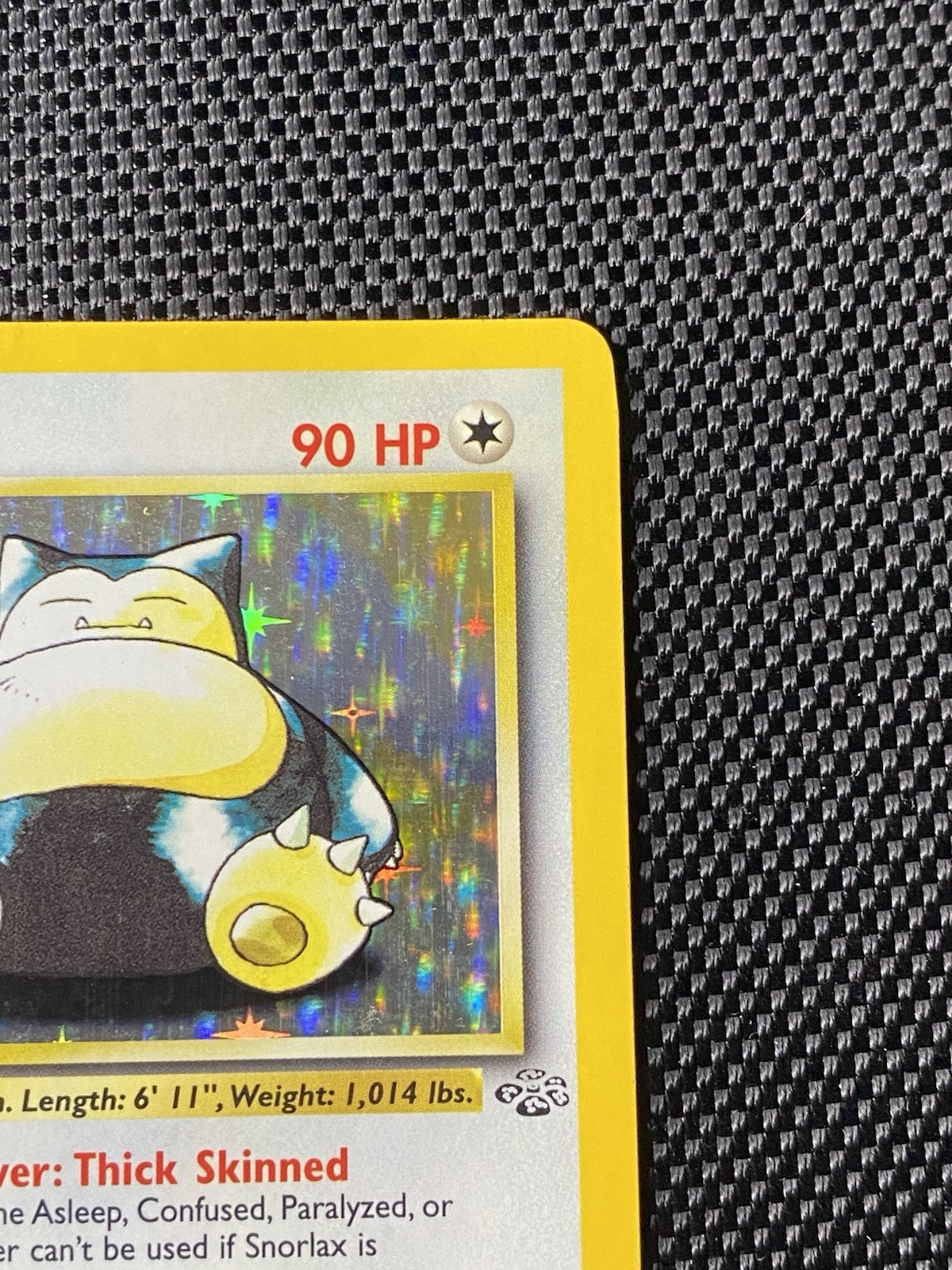 Pokémon TCG Snorlax Holo Card Jungle Set, Unlimited Rare, Card 11/64 LP