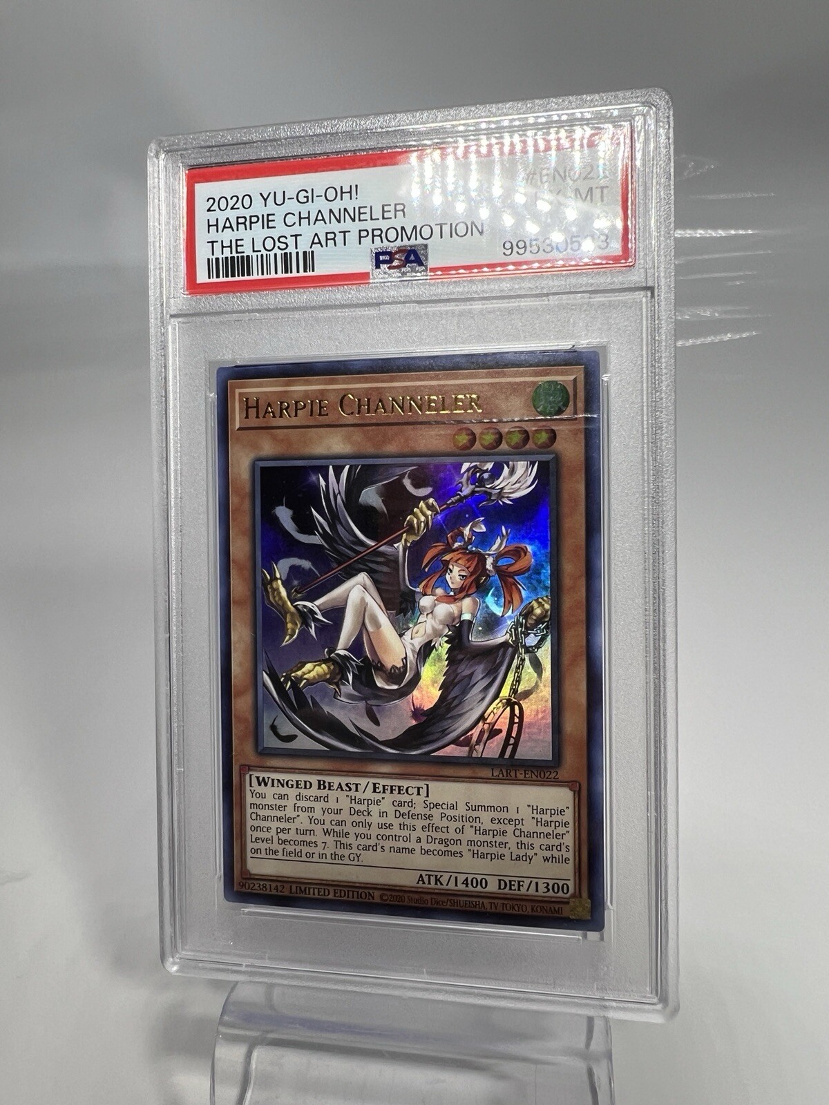 Yu-Gi-Oh! Harpie Channeler Ultra Rare LART-EN022 – PSA 6