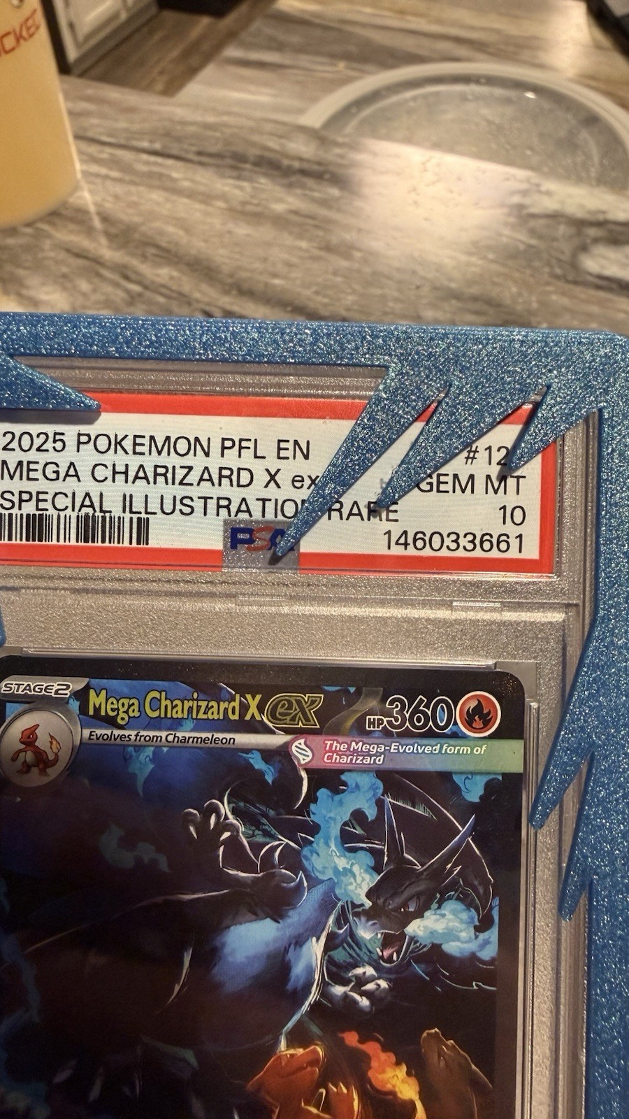 Pokemon Mega Charizard X Ex (PSA 10) #125
