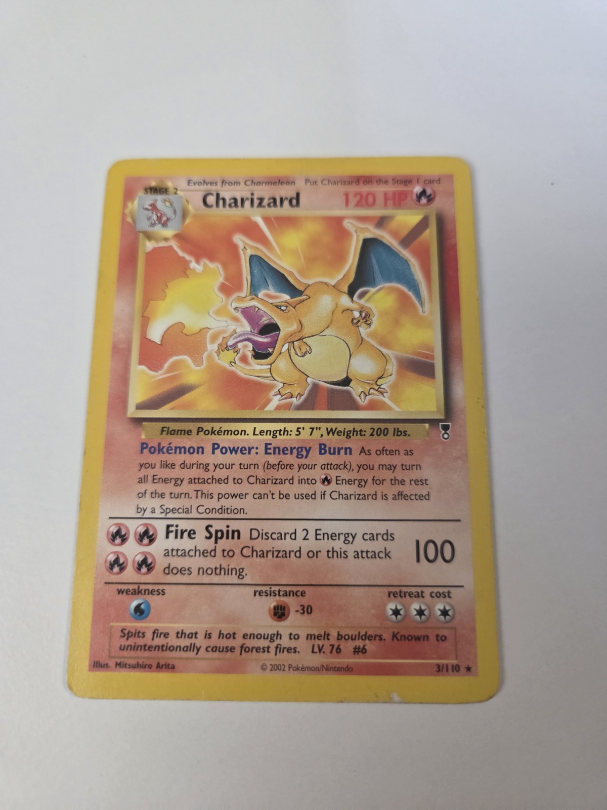 Charizard 3/110 Legendary Collection Original Pokémon TCG Regular