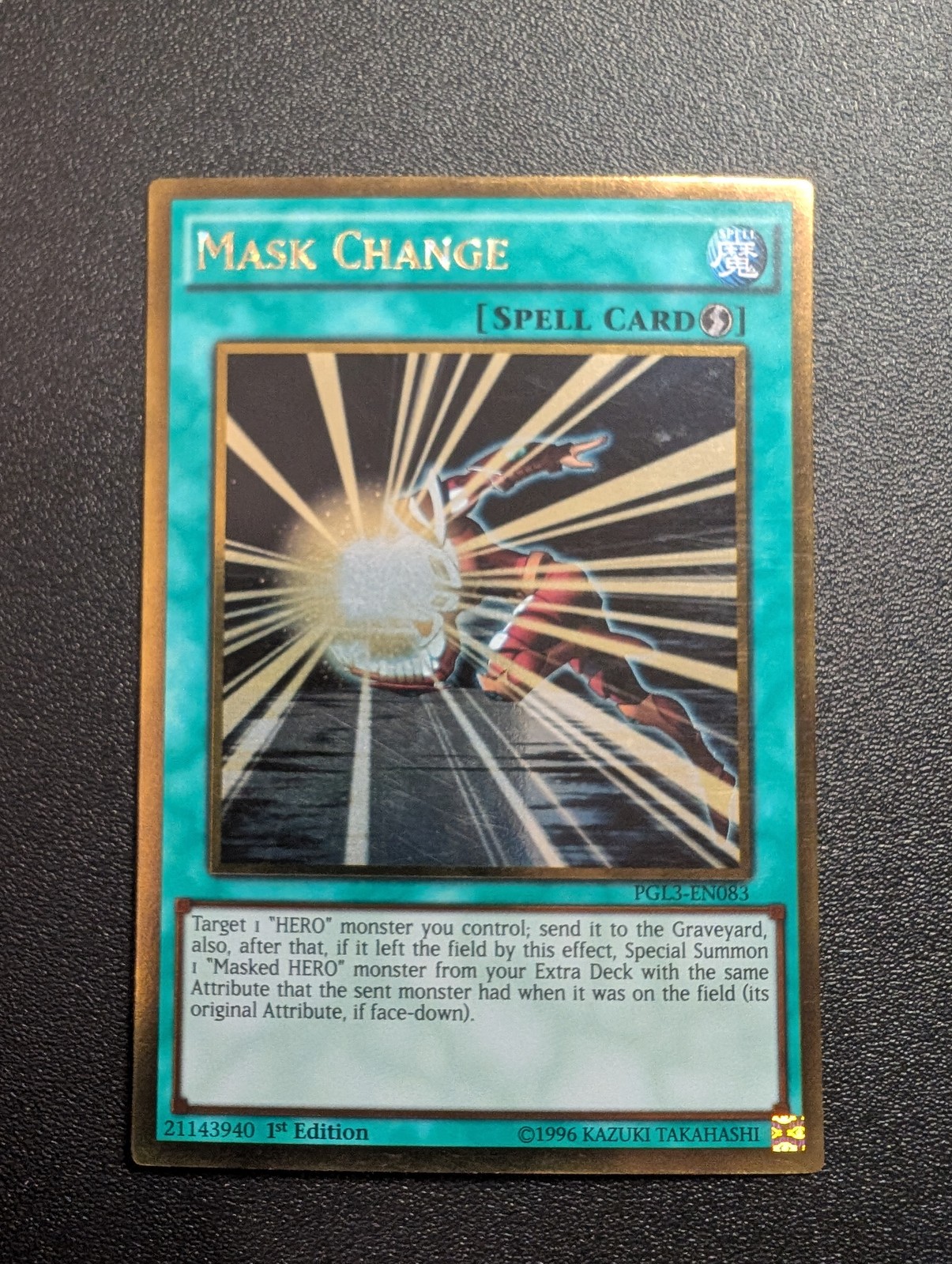 Mask Change PGL3-EN083 Gold Rare 1st Edition LP