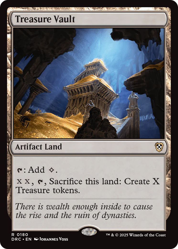 MTG Treasure Vault [Aetherdrift Commander] Near Mint Magic