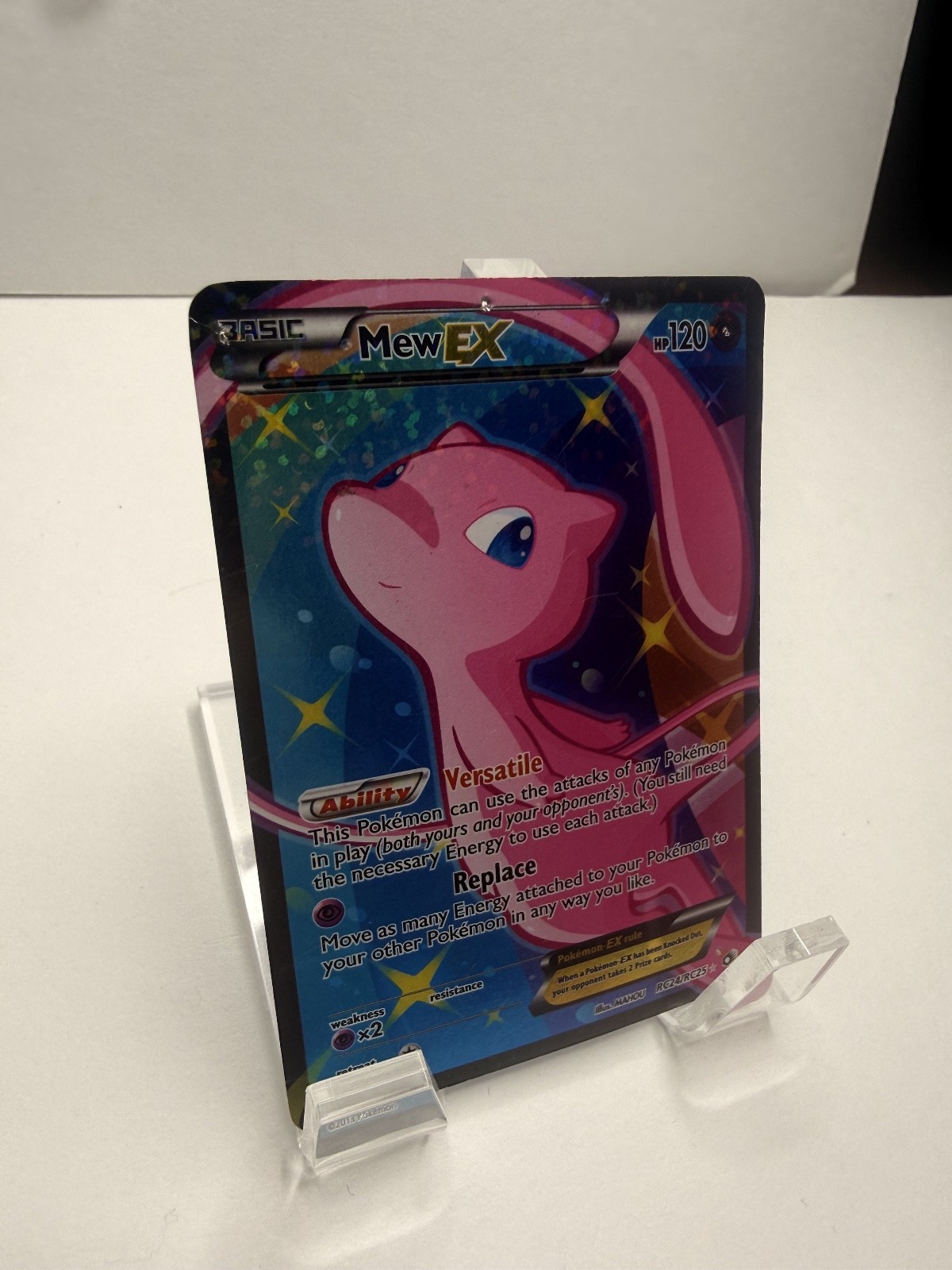 Mew EX (Full Art) RC24/RC25 Legendary Treasures: Radiant Collection Holo – DMG