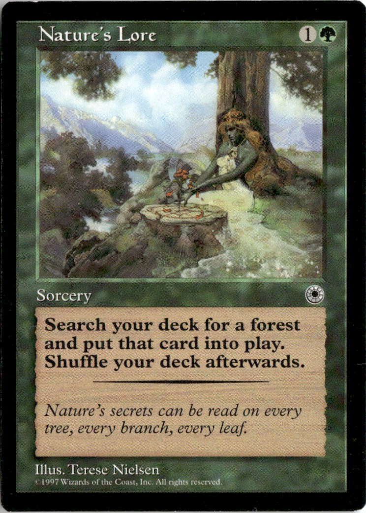 MTG 1997 Nature’s Lore Portal Magic LP