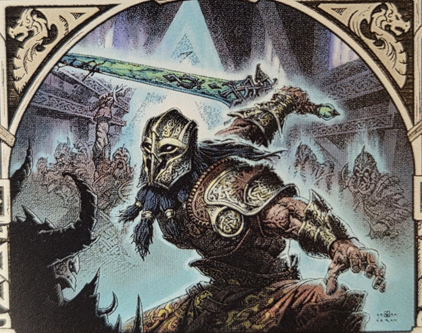 Halvar, God of Battle (Showcase) | Kaldheim KHM | 299 NM MtG Magic The Gathering