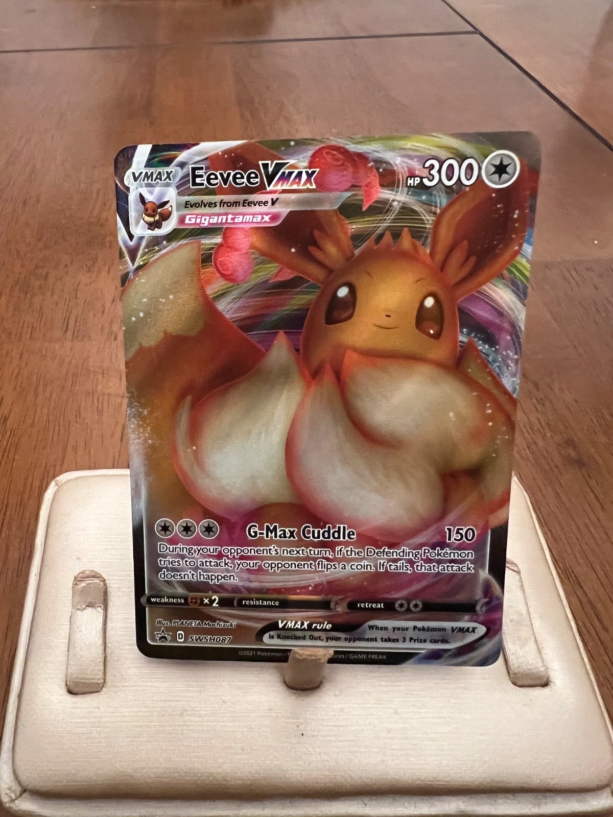 Eevee VMAX SWSH087 SWSH Sword and Shield Promo Card Holo Pokemon