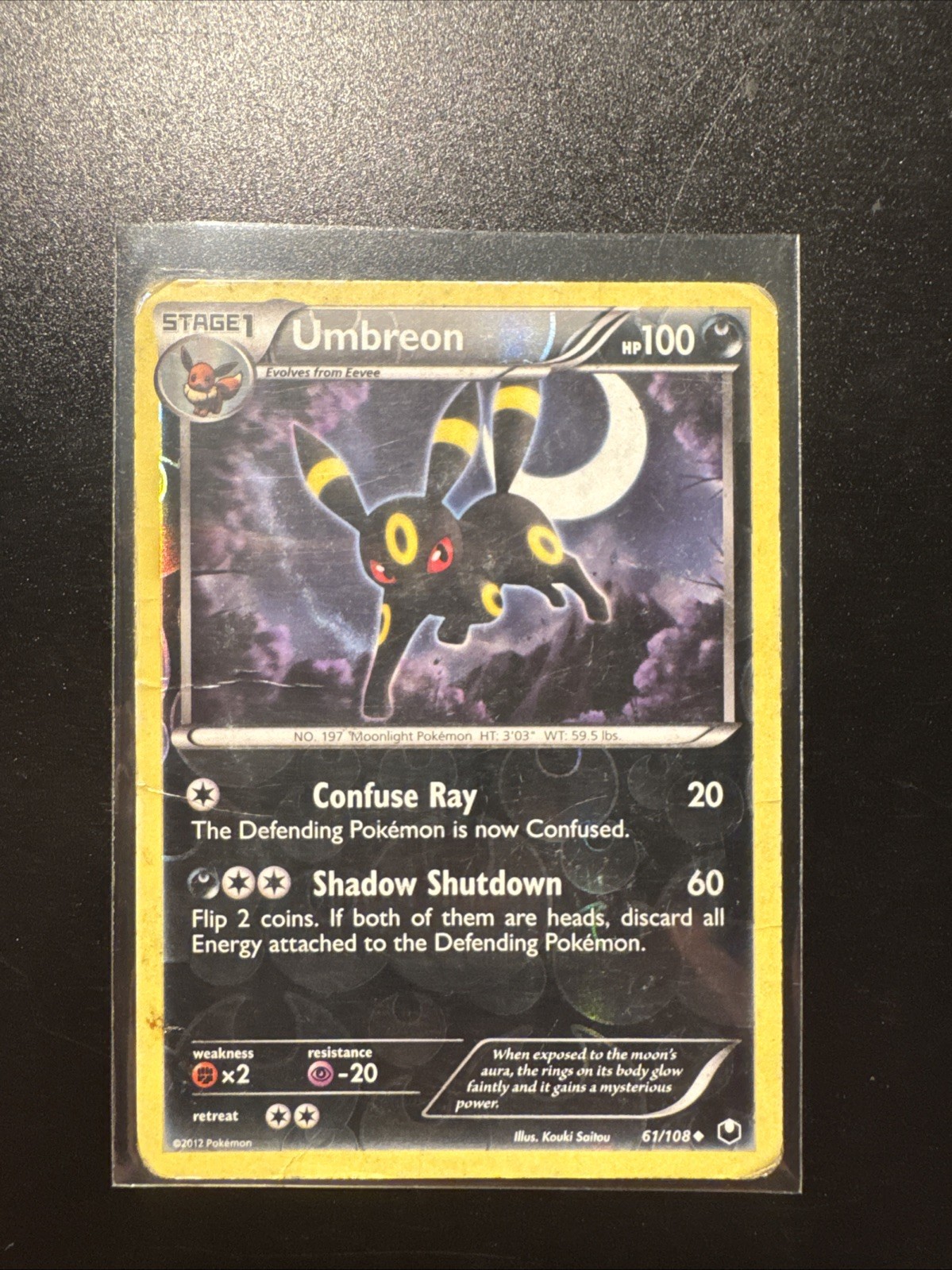 Umbreon 61/108 Dark Explorers Reverse Holo DM