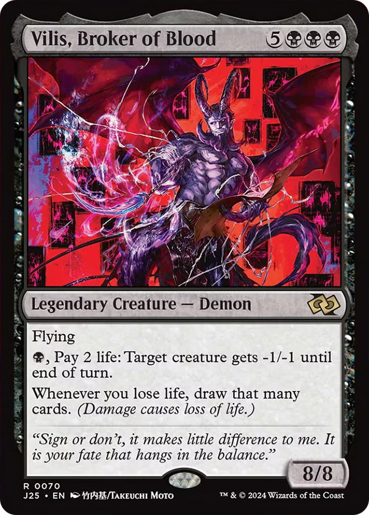 MTG Vilis, Broker of Blood (Anime) [Foundations Jumpstart] Near Mint Magic