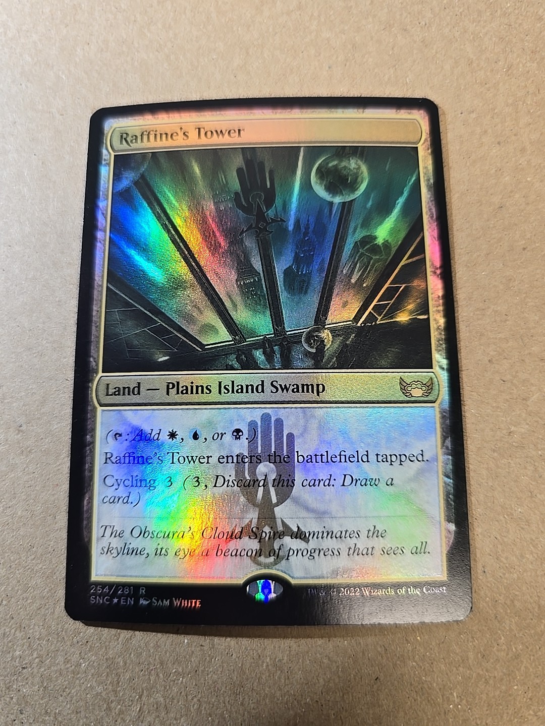Raffine’s Tower – Foil – MTG – Streets of New Capenna – Card #254