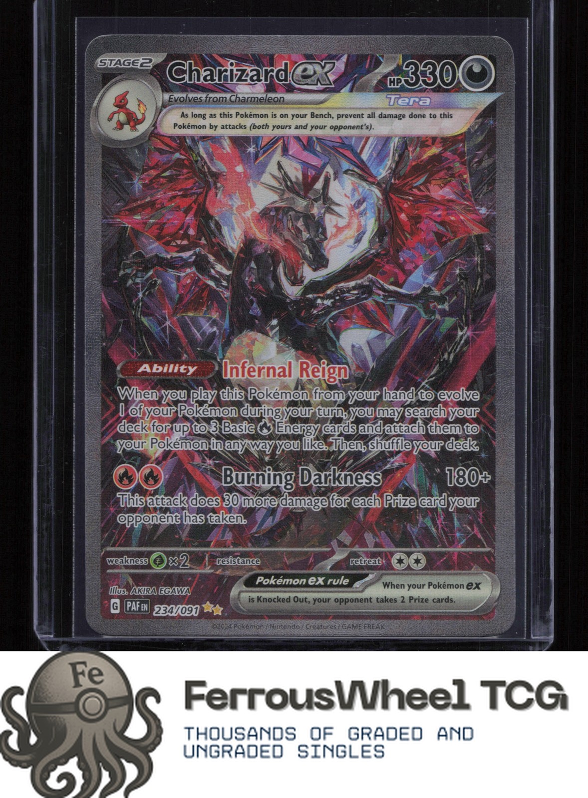 Charizard ex 234/091 – SV: Paldean Fates – (NM-/LP+)