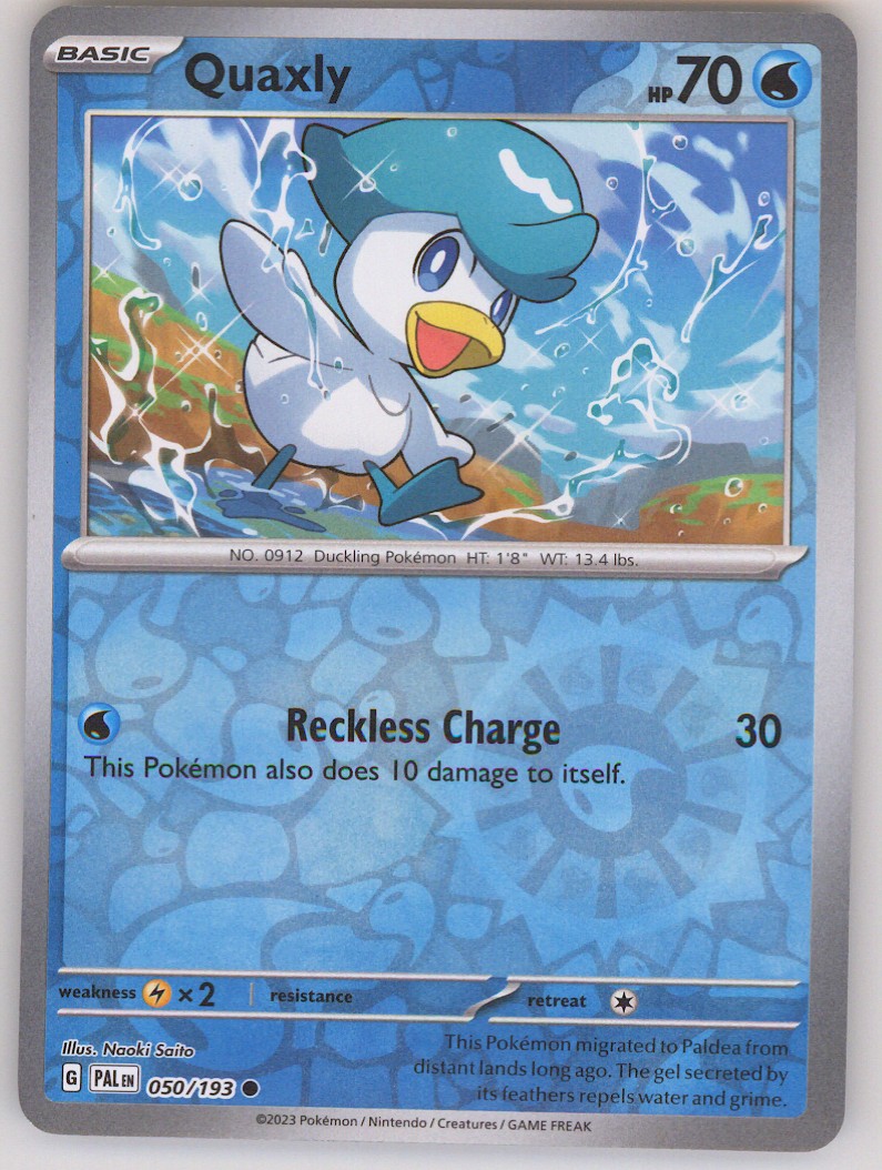 SV02: Paldea Evolved #050/193 Quaxly
