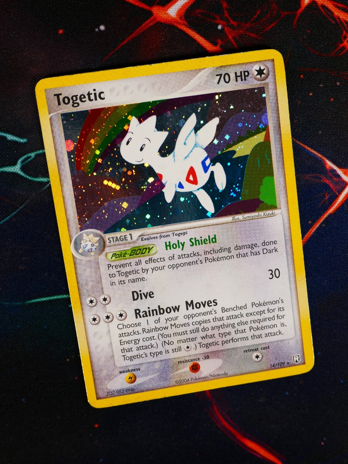HP Pokemon TOGETIC Card EX TEAM ROCKET RETURNS Set #14/109 Holo Foil Rare#3