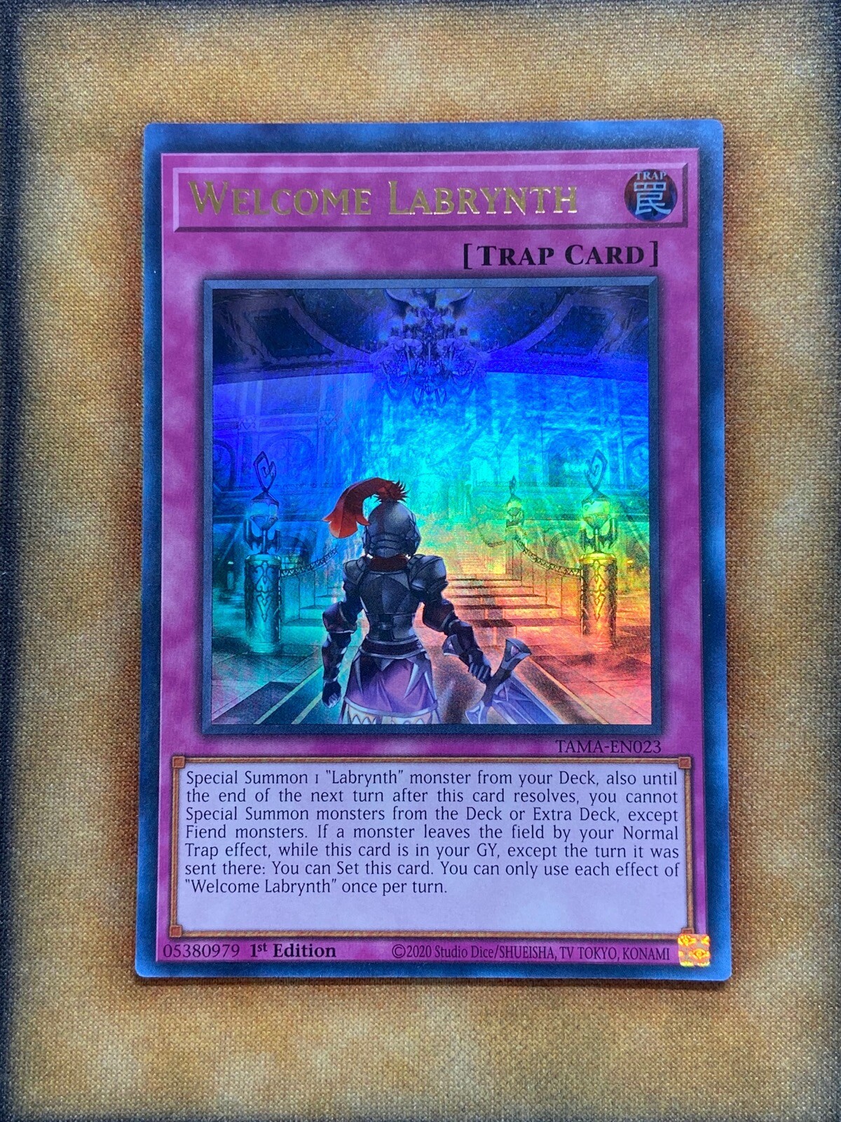 Yugioh Welcome Labrynth TAMA-EN023 Ultra Rare 1st Ed NM