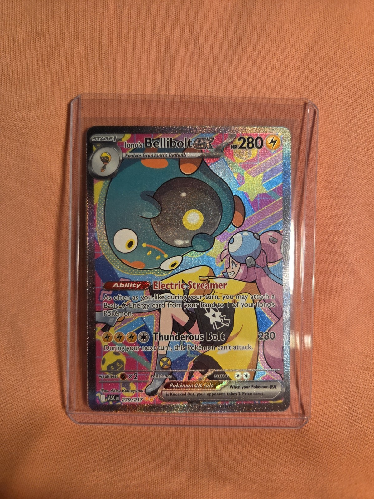 Ionos Bellibolt ex 279/217 Special Illustration Rare Pokemon Ascended Heroes NM