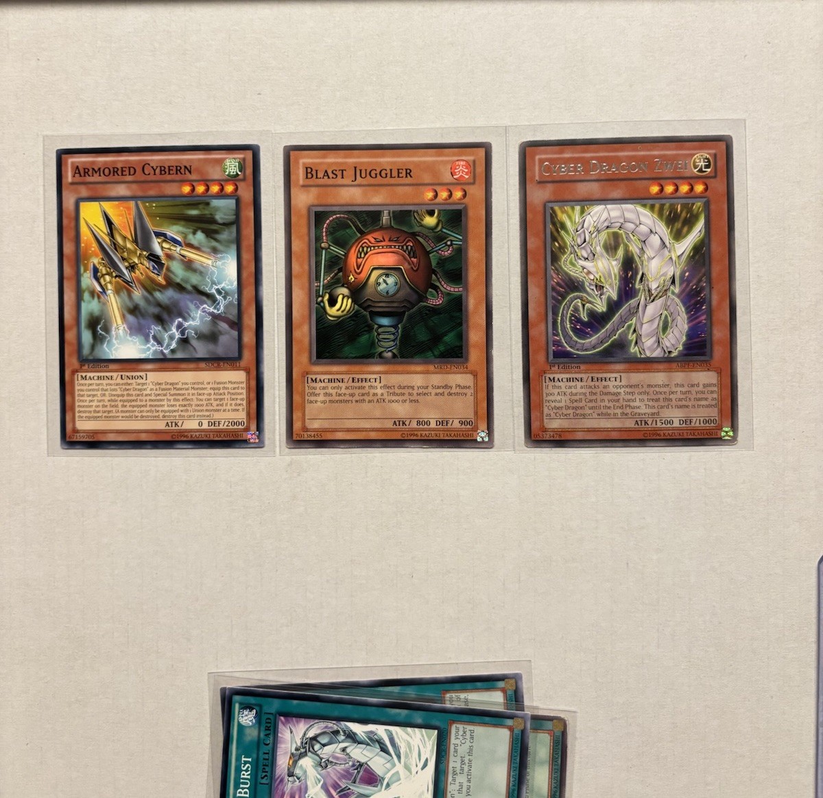 Yugioh GX | Cyber Twin Dragon + Support Cards | NM |+ Free Holo