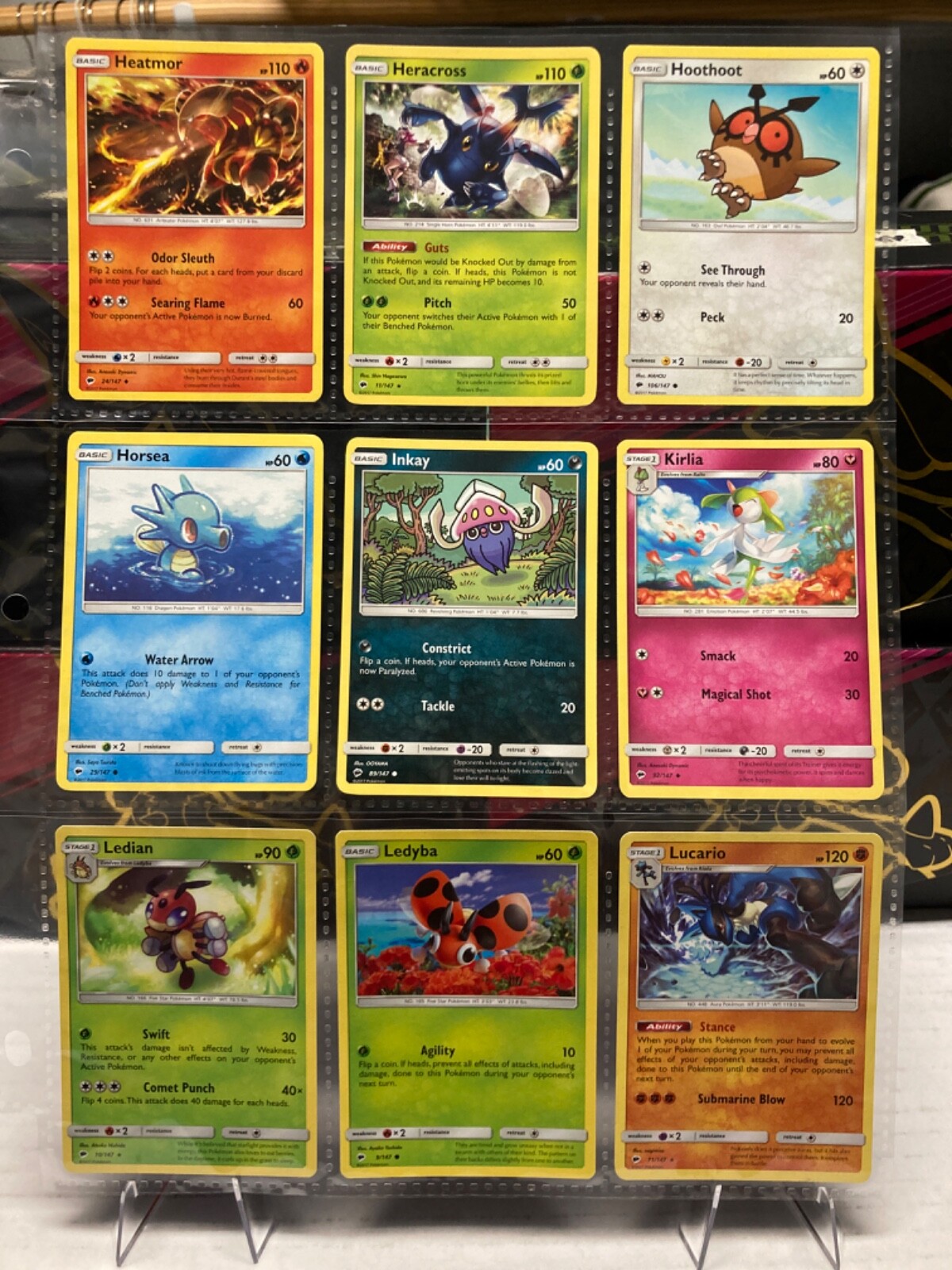 Pokemon TCG Burning Shadows Singles – Complete Your Set – Free Ship! NM/LP