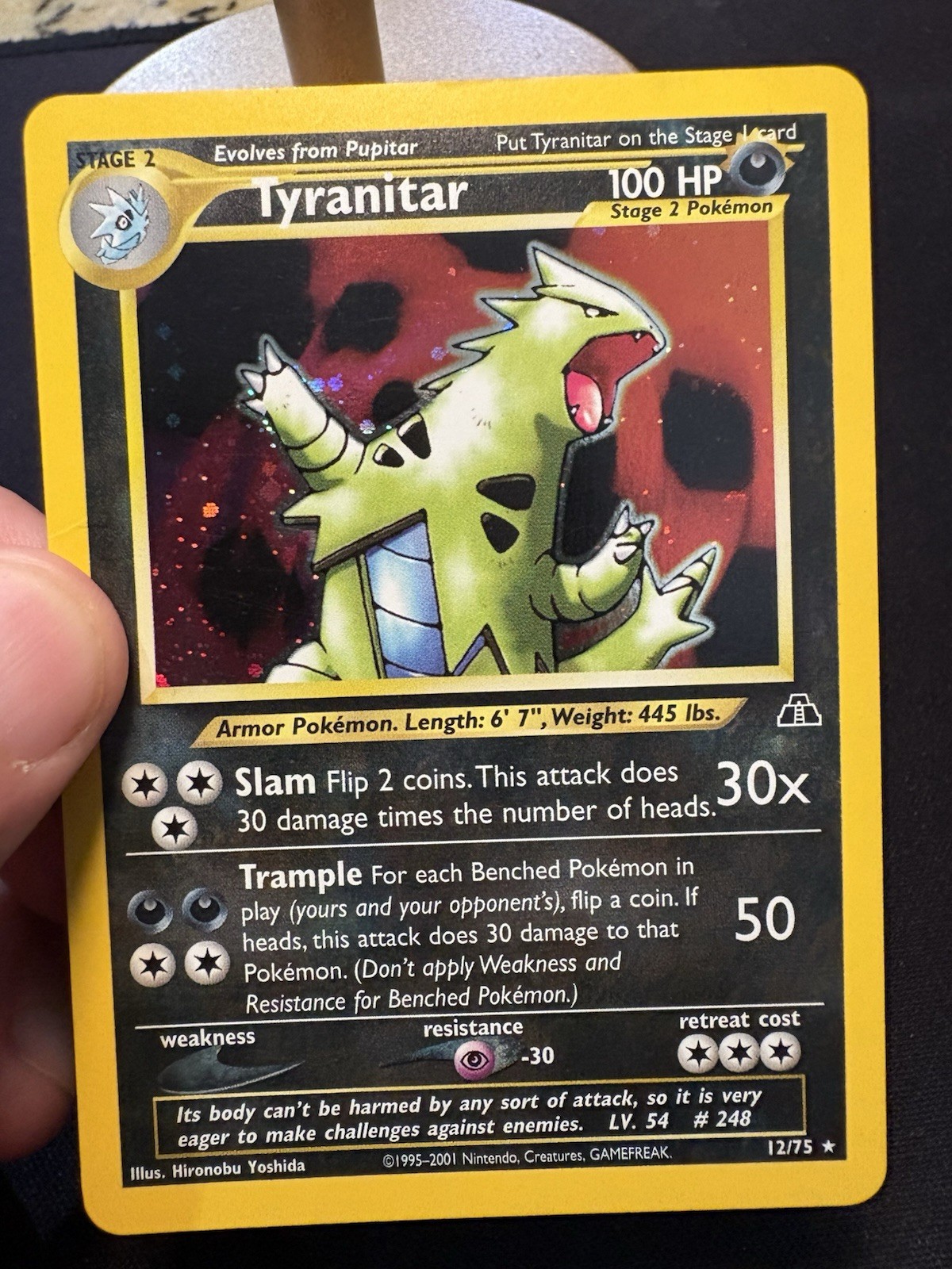 Tyranitar 12/75 Neo Discovery Holo 📈