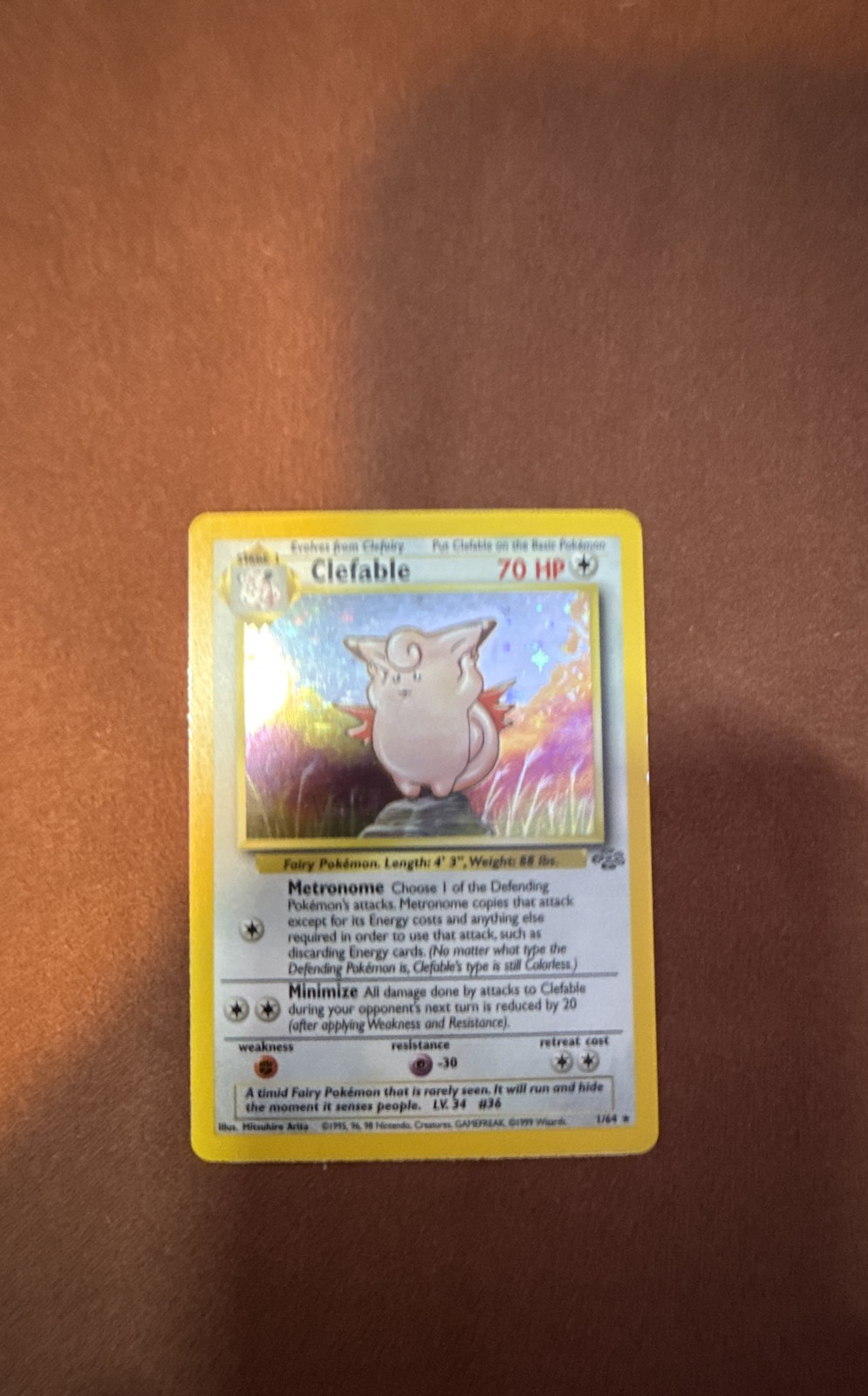 Clefable 01/64 Jungle Holo