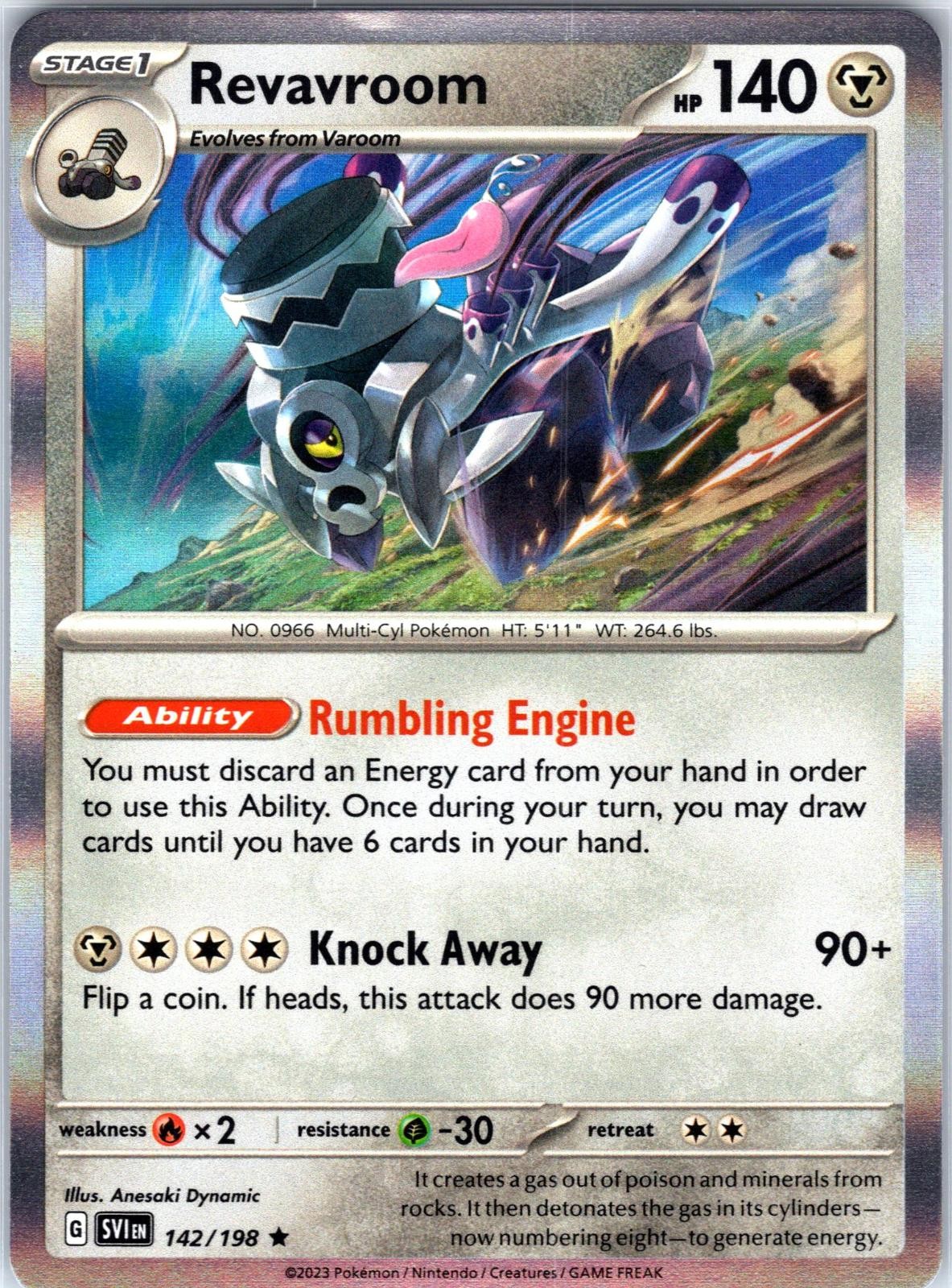 Revavroom 142/198 Promo Deck Exclusives Pokemon Near Mint
