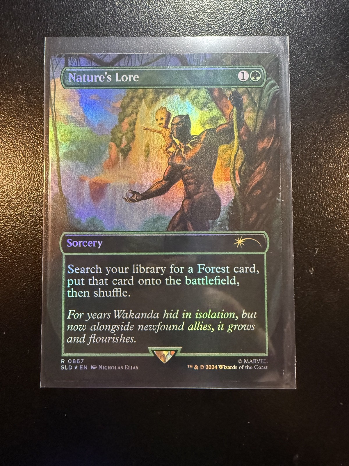 Nature’s Lore (867) (Rainbow Foil) Secret Lair Drop Foil