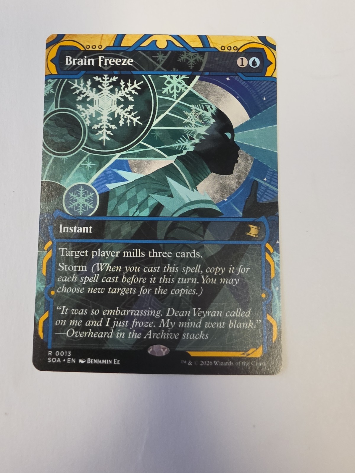 Brain Freeze Secrets of Strixhaven: Mystical Archive Regular