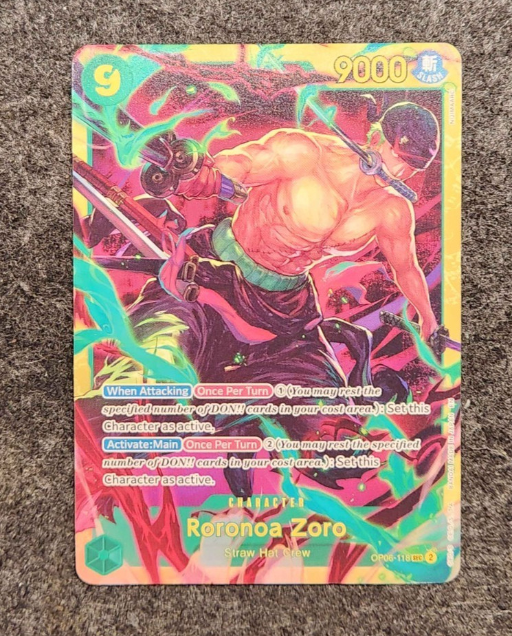 Roronoa Zoro (Promo) OP06-118 SEC Learn Together Deck – One Piece TCG English