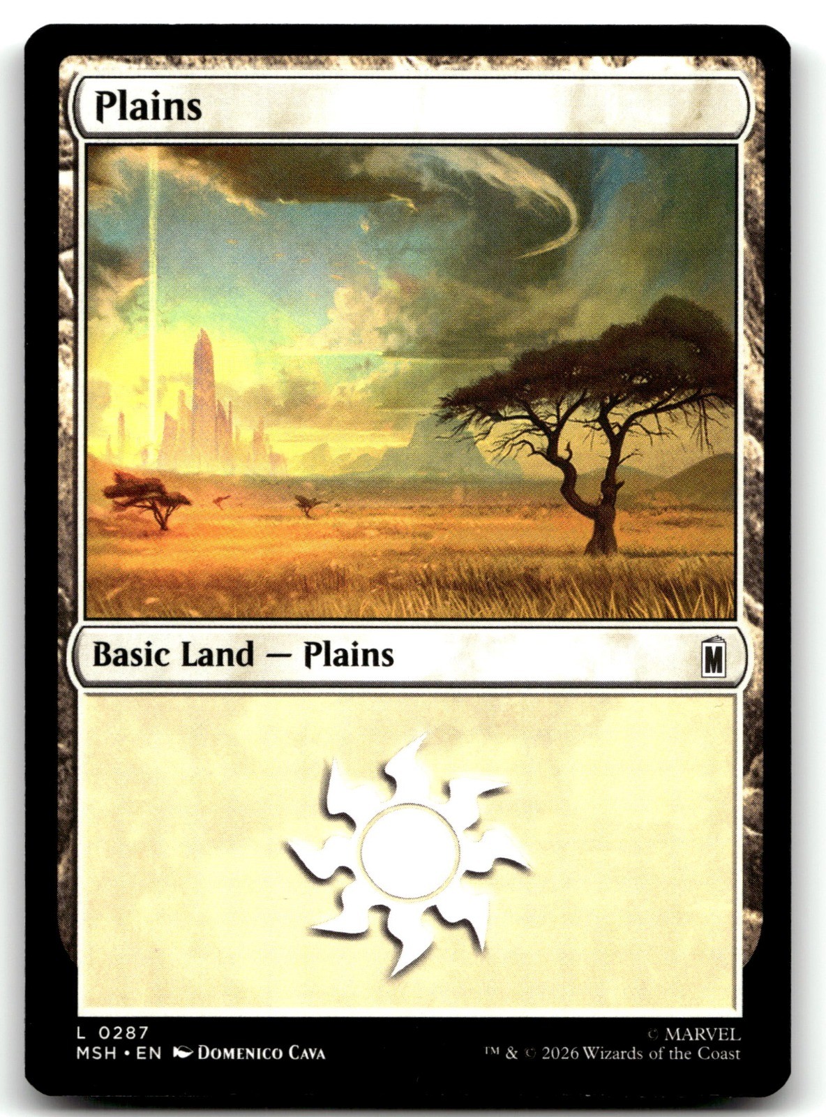 Plains (0287) MTG MSH 287 White Daniel Ljunggren