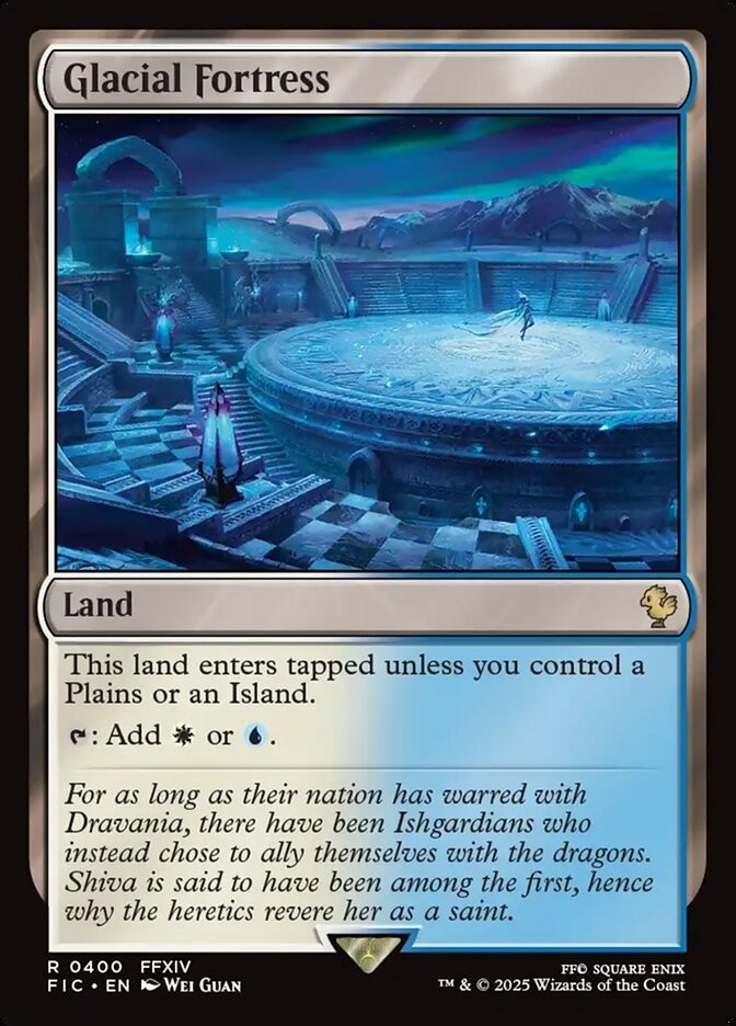 Glacial Fortress #400 (NM) – MTG – Final Fantasy Commander Magic: the Gathering