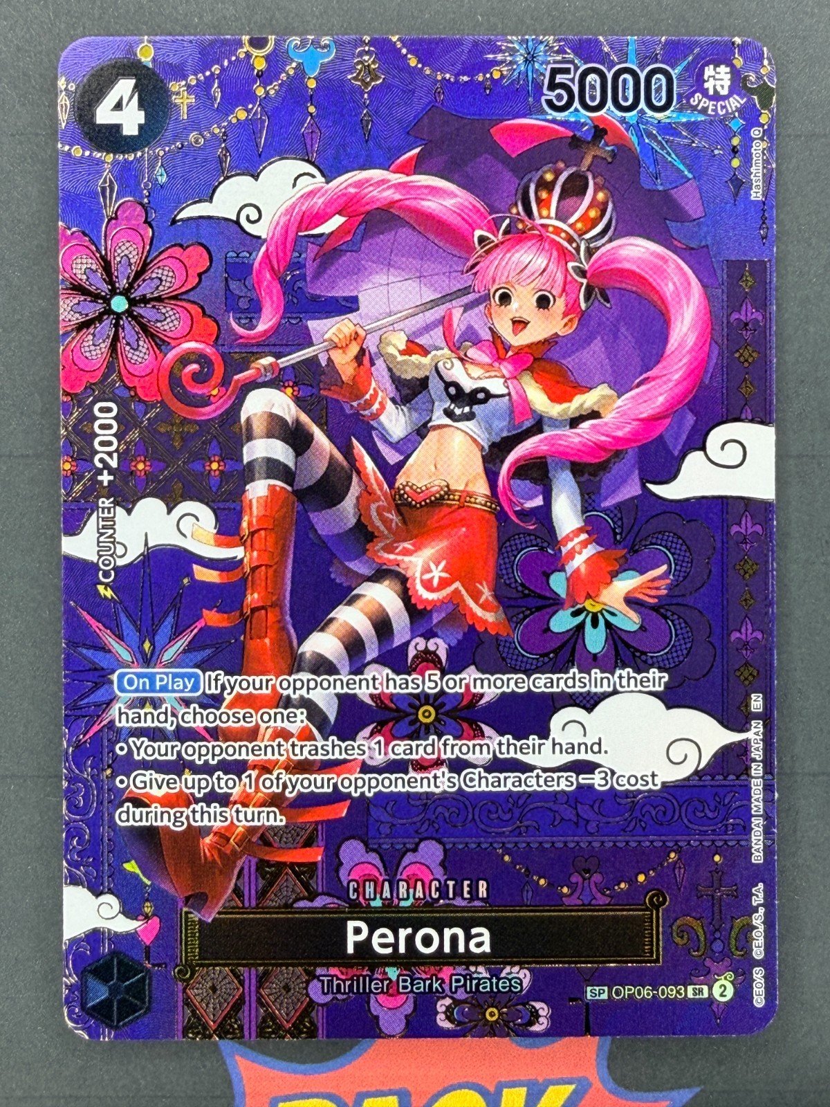 Perona SP OP06-093 Azure Sea’s Seven One Piece English CCG Super Rare (SP)