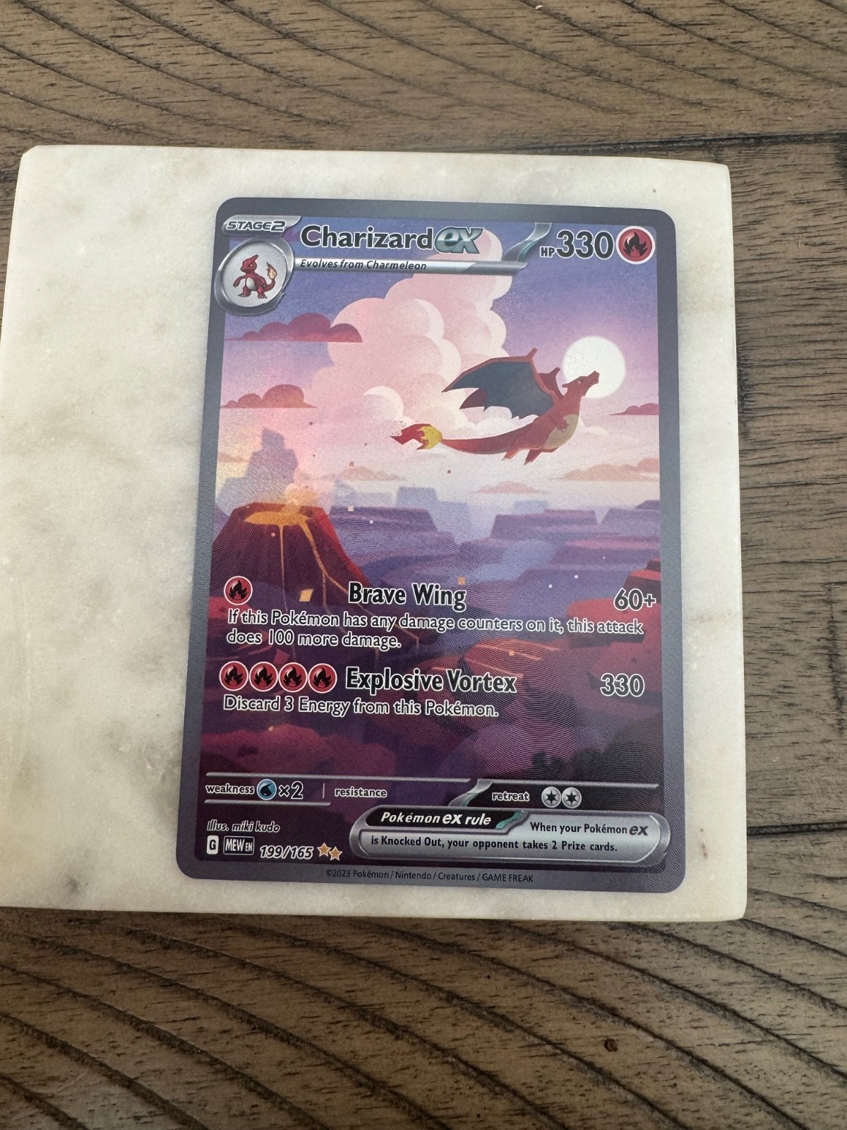 Charizard ex 199/165 SV 151 Special Illustration Rare Pokemon Card NM/M