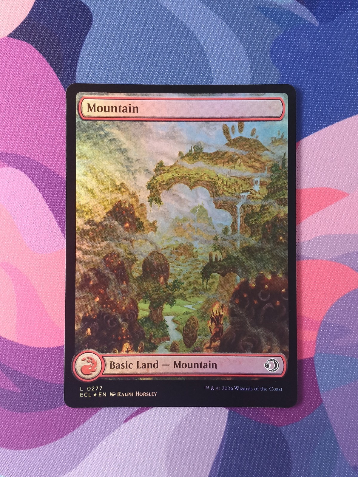 Mountain 0277 – Full-Art Foil | *% Off 2+ | Lorwyn Eclipsed | NM | MTG