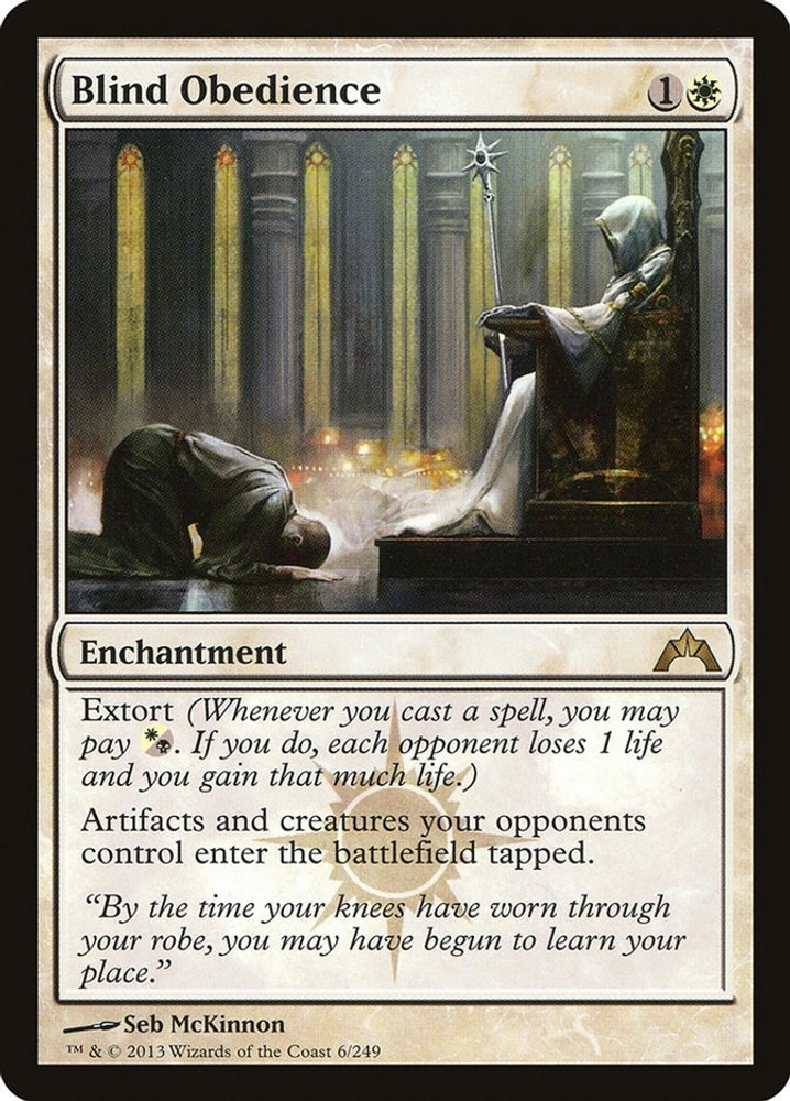 Blind Obedience #6 (LP) Gatecrash (GTC) MTG