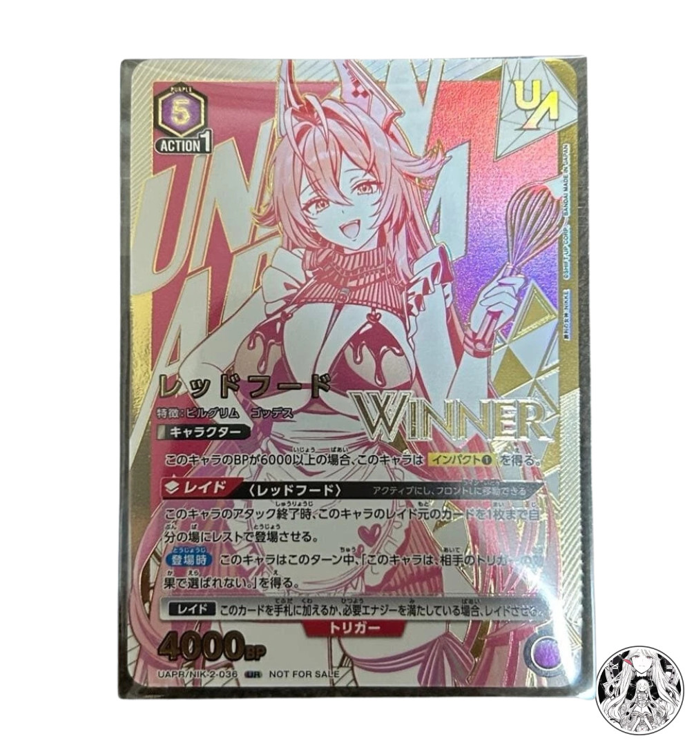Union Arena Card NIKKE Red Hood Union Rare Winner Stamp Japanese