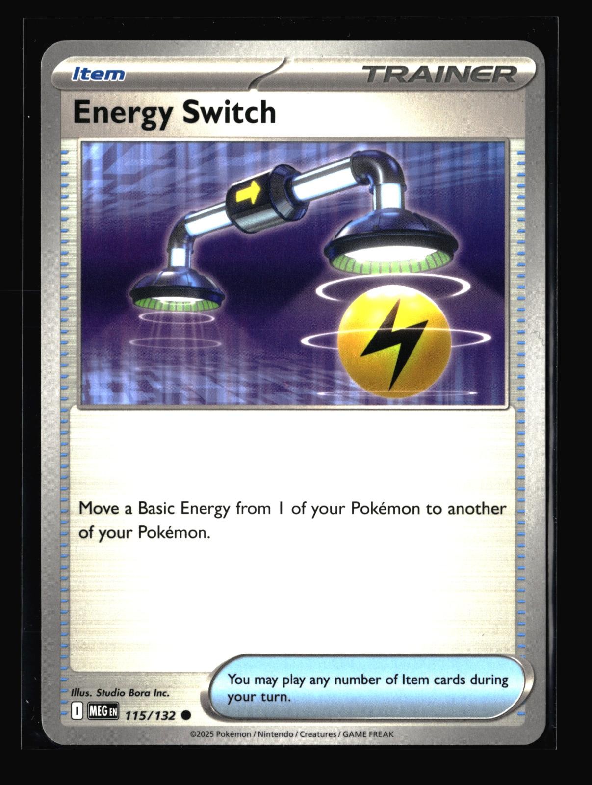 Energy Switch 115/132 Common MEG Mega Evolution 2025 Inc. NM