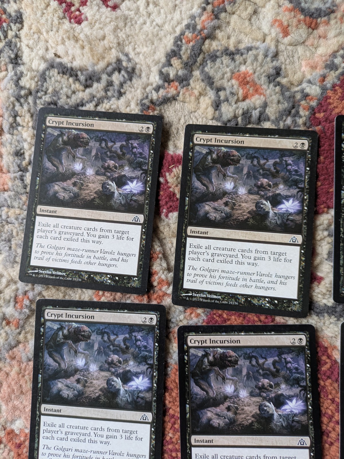 30x Crypt Incursion – DGM (Dragon’s Maze) #23 MTG Magic The Gathering Playset