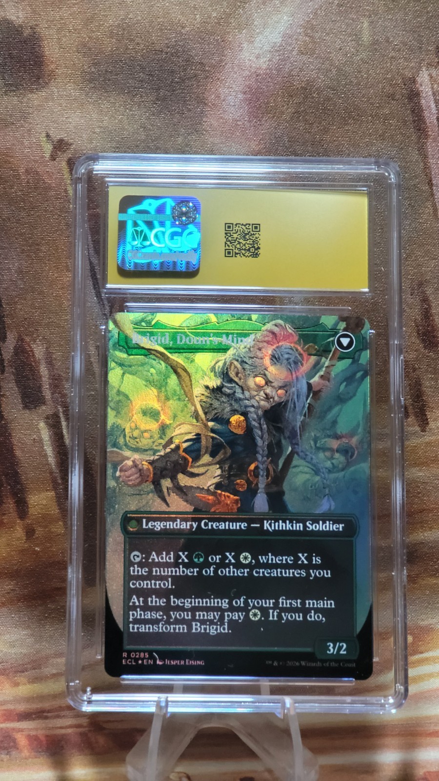 MTG Brigid, Clachan’s Heart/Brigid, Doun’s Mind Foil ECL CGC Pristine10 Pop 1 🔥