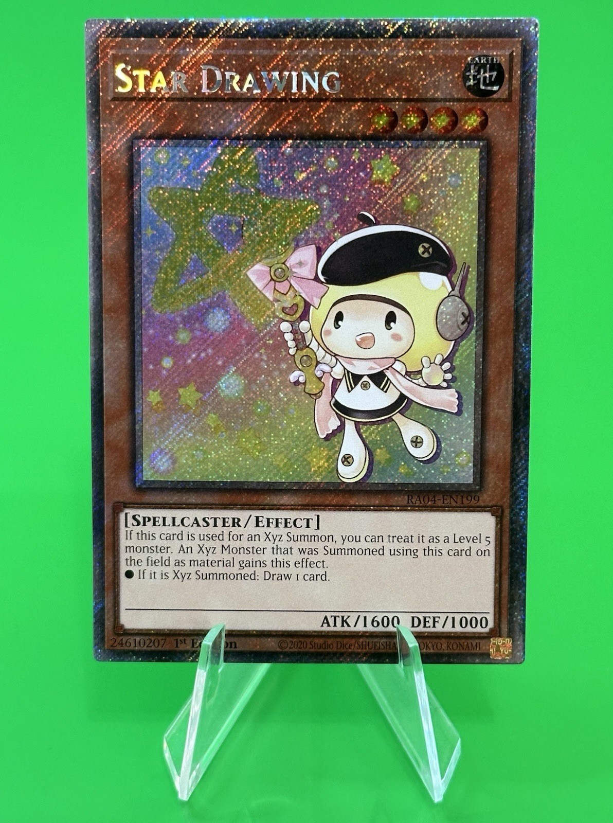 Yu-Gi-Oh Quarter Century Stampede Star Drawing PSR RA04-EN199 NM!!!