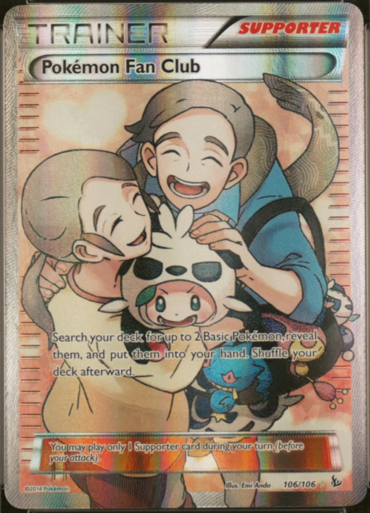 Pokémon TCG – Pokemon Fan Club – 106/106 – Ultra Rare – Flashfire [Near Mint]