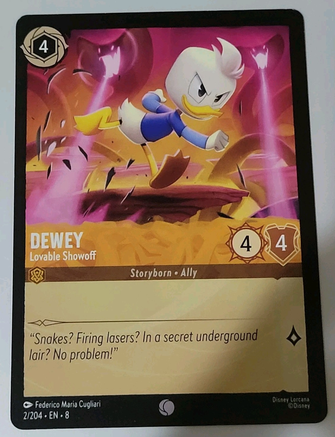 Disney Lorcana TCG – Reign Of Jafar: Dewey (002/204) – Common – Near Mint