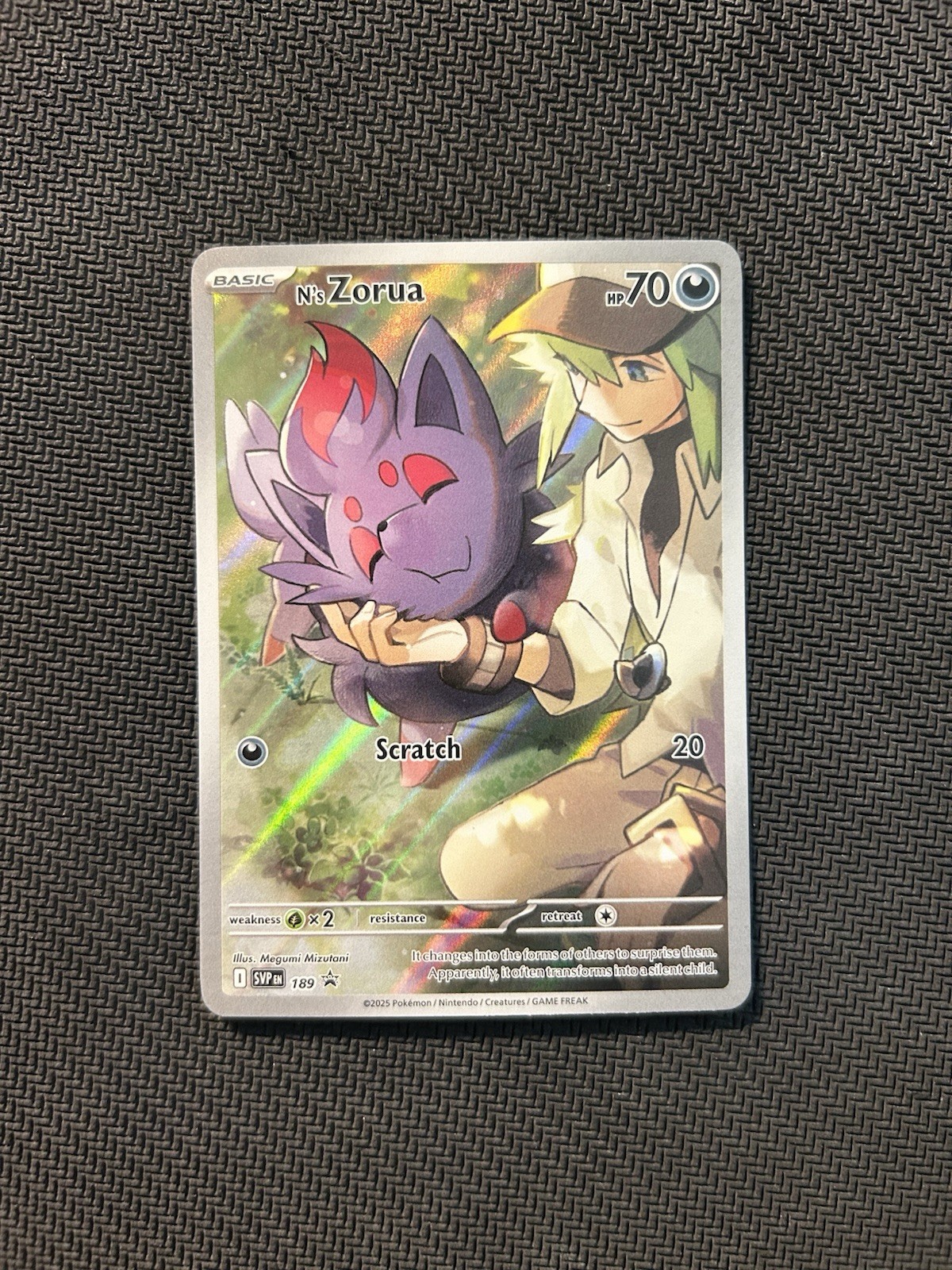 Pokemon TCG N’s Zorua SVP 189! NM Condition! See Description!