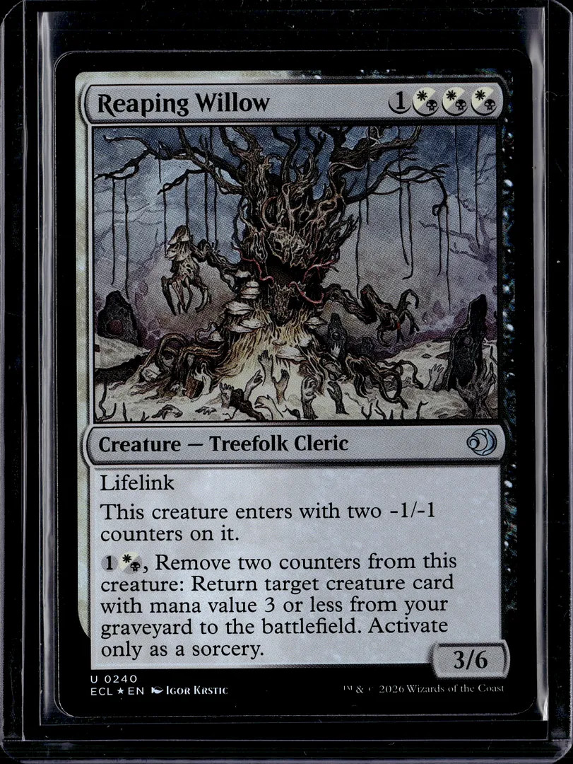Reaping Willow – 240 – Foil – ECL – NM – MTG Magic the Gathering