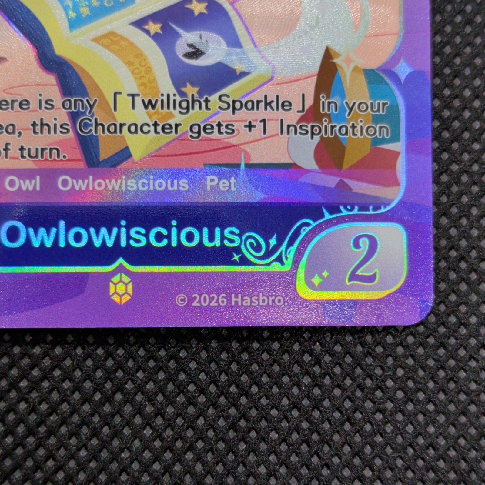 Hasbro Owlowiscious BP01-SR07 BP01 1st Edition Holo Super Rare EN 2026