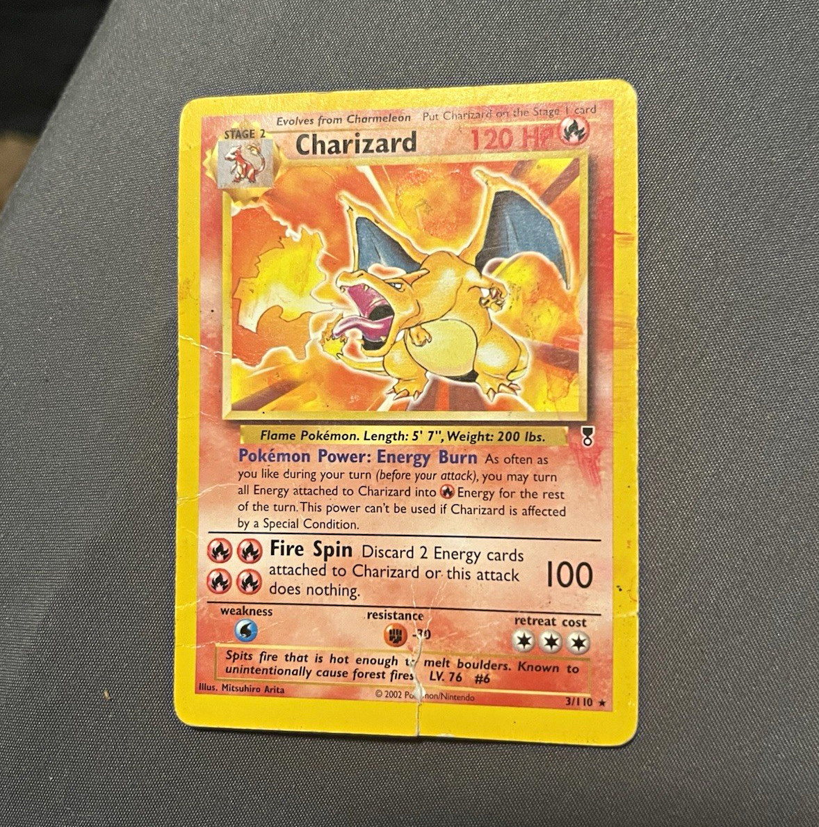 Pokemon TCG Charizard Deck Exclusives 3/110 Rare Regular English 120HP Arita