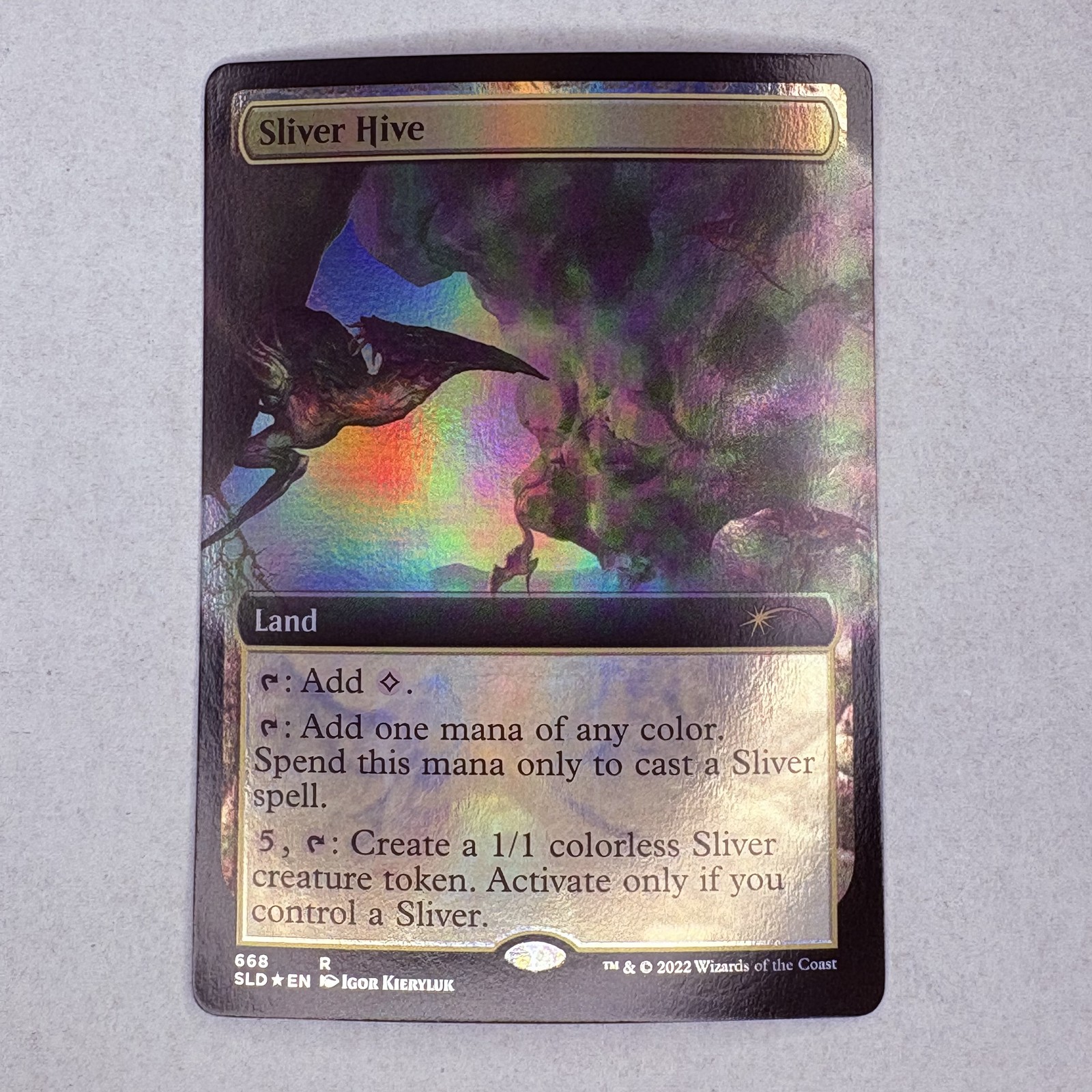 SLD Sliver Hive (Extended Art) Secret Lair Drop Foil MTG NM