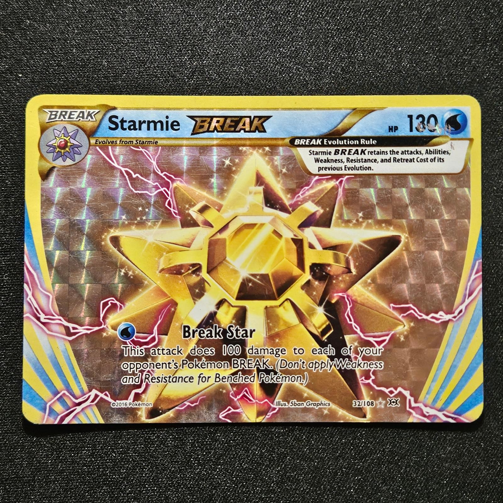 Pokemon STARMIE BREAK 32/108 EVOLUTIONS Holo