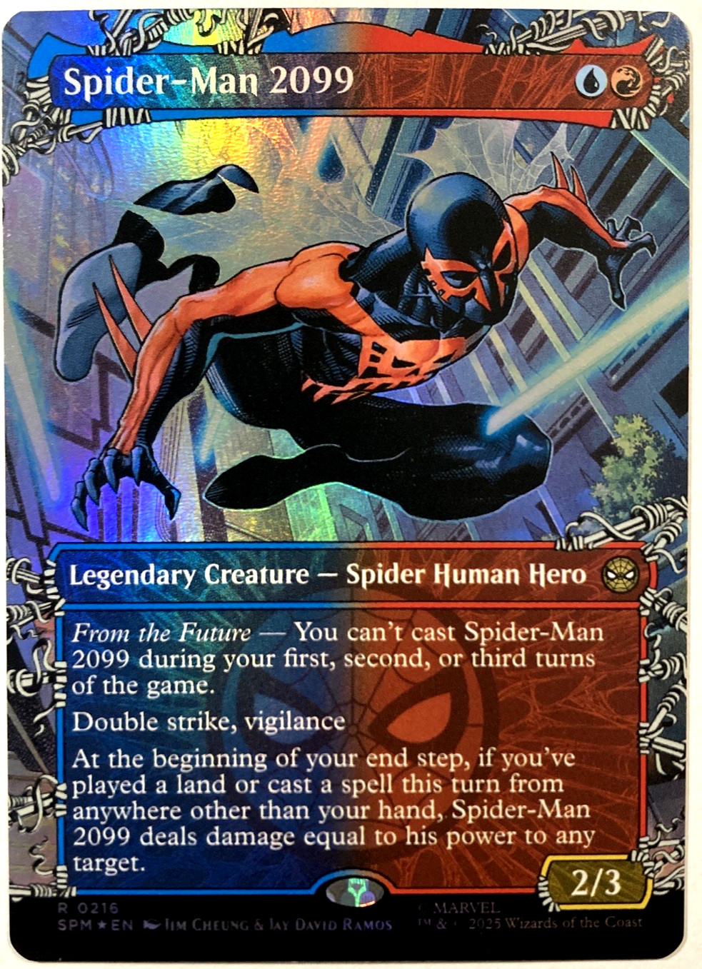 MTG Spider-Man 2099 (Borderless Foil) Marvel’s Spider-Man 216 NM