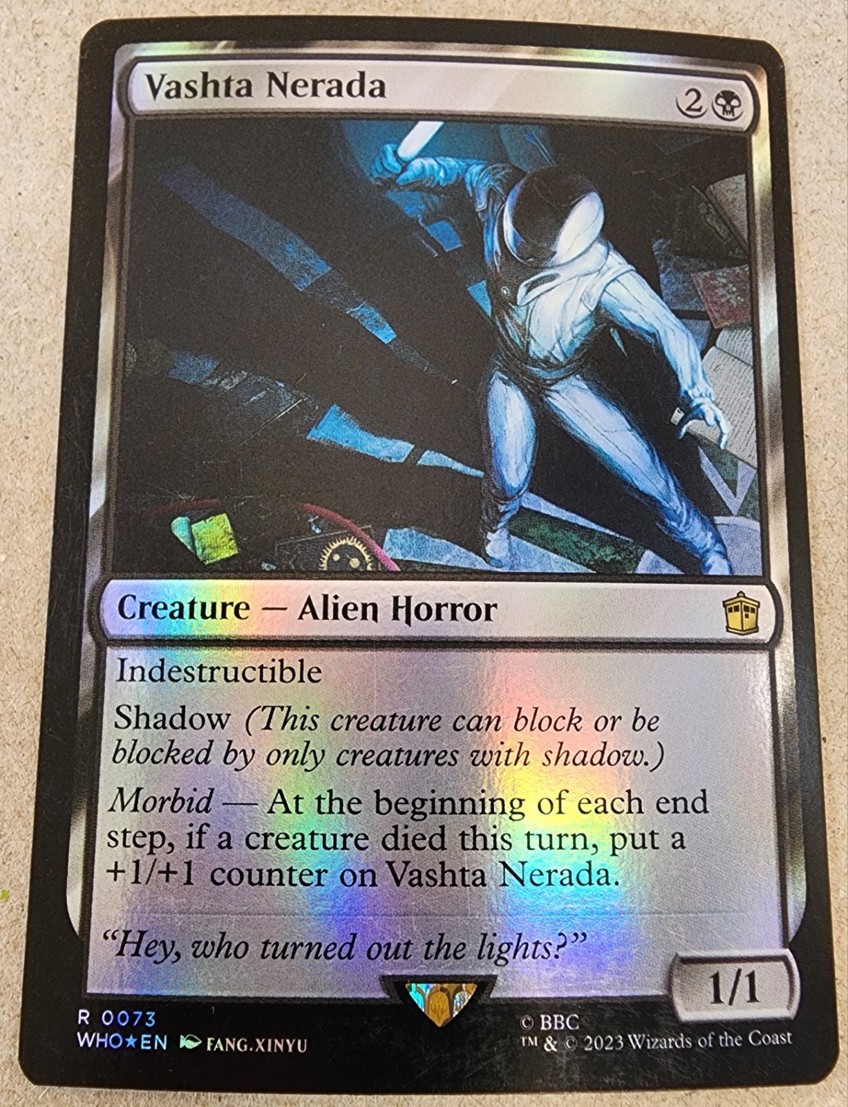 Vashta Nerada – #73 Foil Universes Beyond: Doctor Who – Mtg