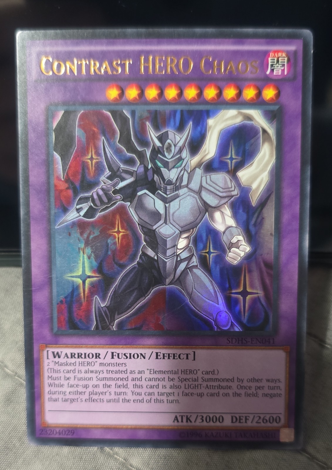 Contrast HERO Chaos SDHS-EN041 Structure Deck: HERO Strike…