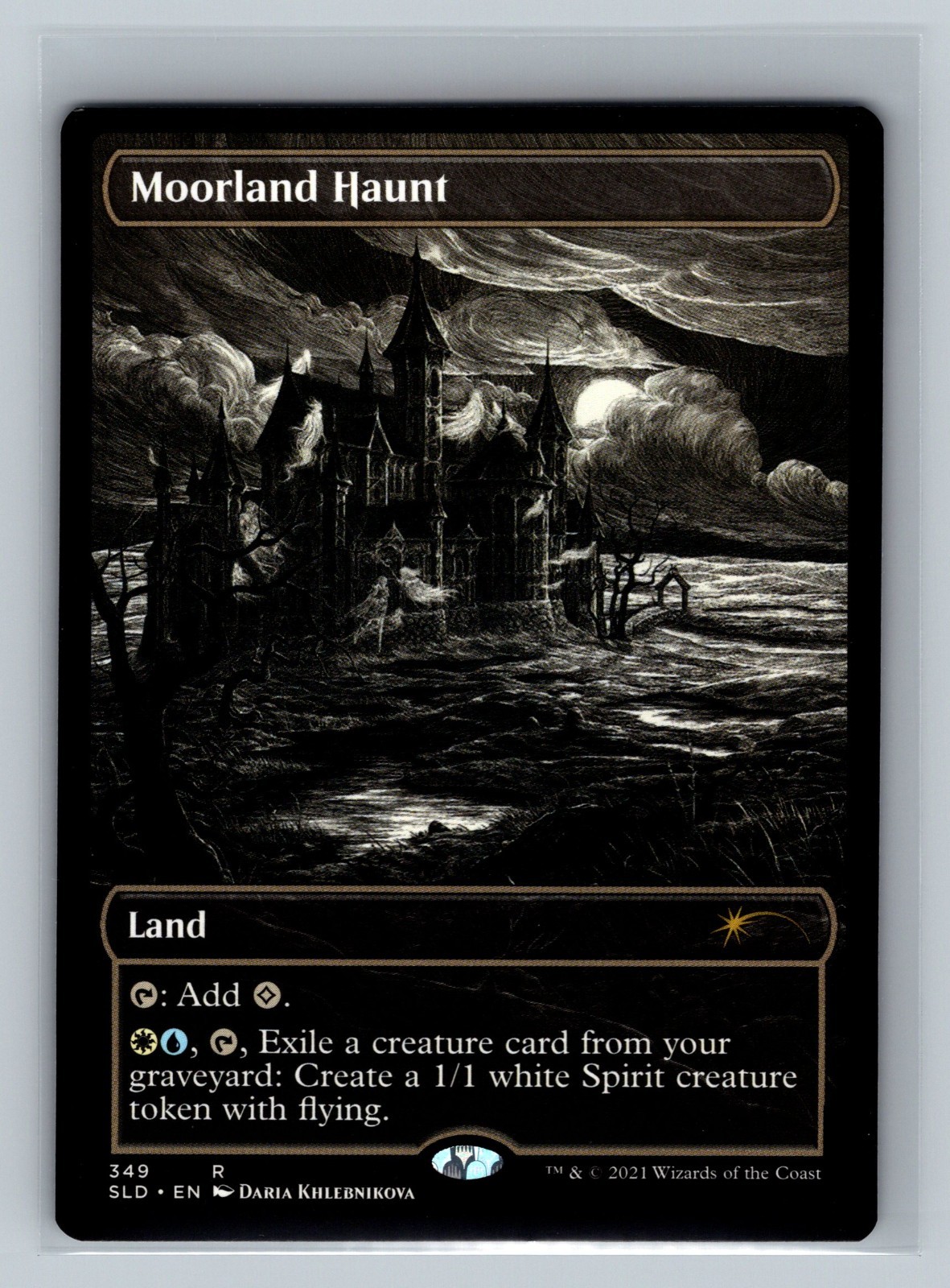 Moorland Haunt 349 Magic the Gathering MTG Secret Lair Daria Khlebnikova Art CCG
